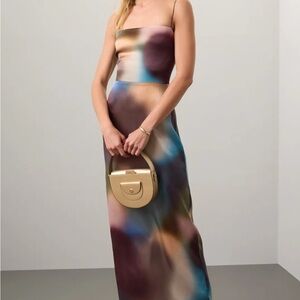 Reformation Frankie tie die maxi dress
